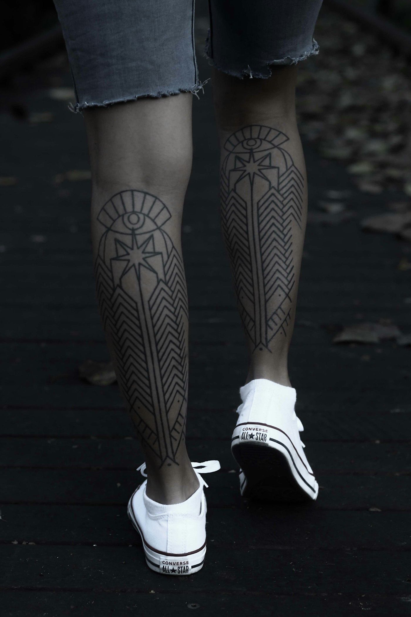 Ornamental Band — Blackwork flash by Theo Vance