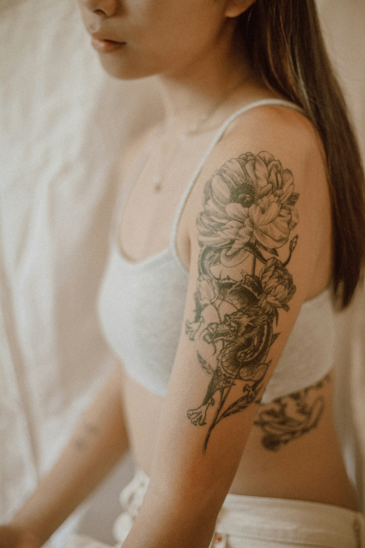 Peony Blossom — Japanese flash by Kenji Mori