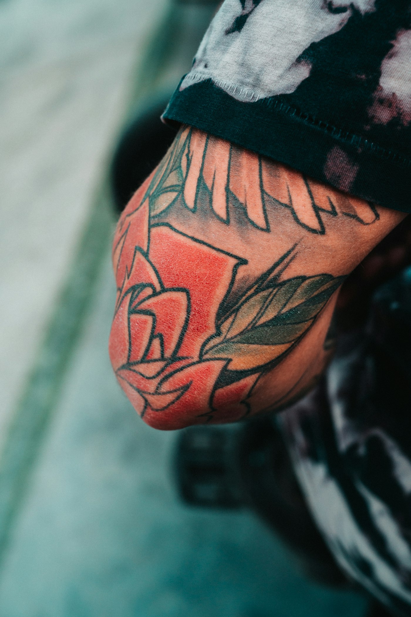 Dagger & Rose — Traditional flash by Mara Okafor